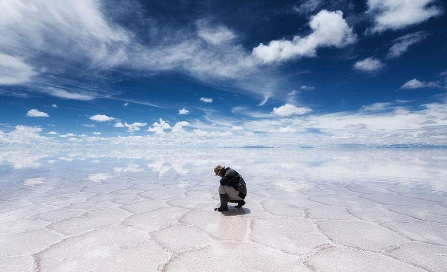 بزرگترین دشت نمکی دنیا در بولیوی