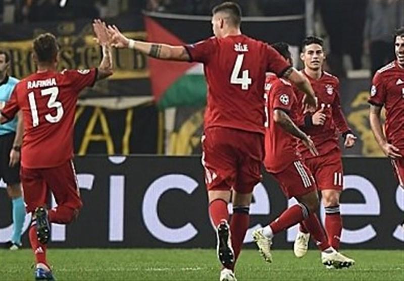 فوتبال دنیا، بایرن مونیخ، اولین پیروز هفته سوم مرحله گروهی لیگ قهرمانان اروپا