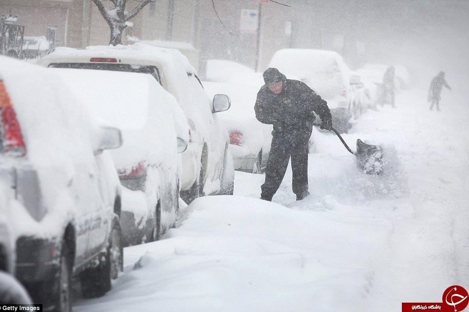 دستکم 7 کشته بر اثر بارش برف و باران های شدید در آمریکا