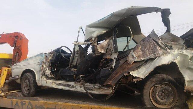 تصادف زنجیره ای مرگبار 3 خودرو در محور یاسوج- بابامیدان