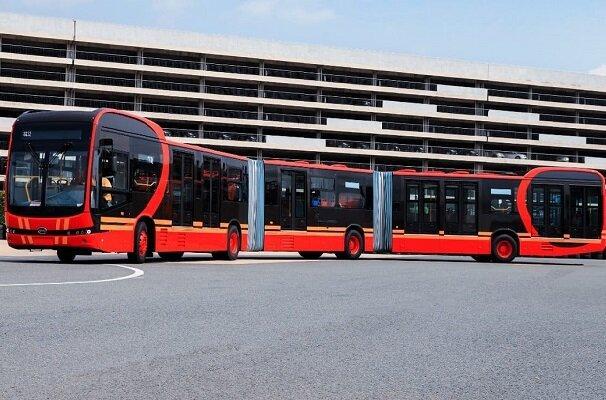 رونمایی از درازترین اتوبوس برقی جهان با ظرفیت 250 مسافر