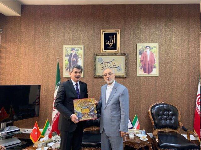 دیدار سفیر ترکیه در تهران با رئیس سازمان انرژی اتمی