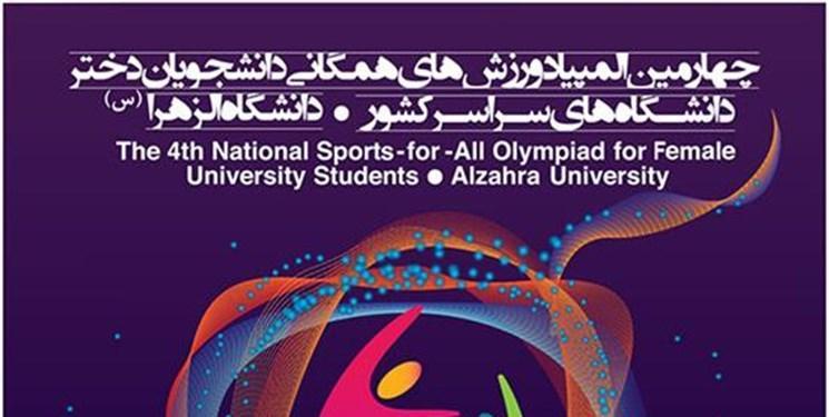 برگزاری المپیاد ورزش های همگانی دانشجویان دختر دانشگاه های کشور در دانشگاه الزهرا(س)