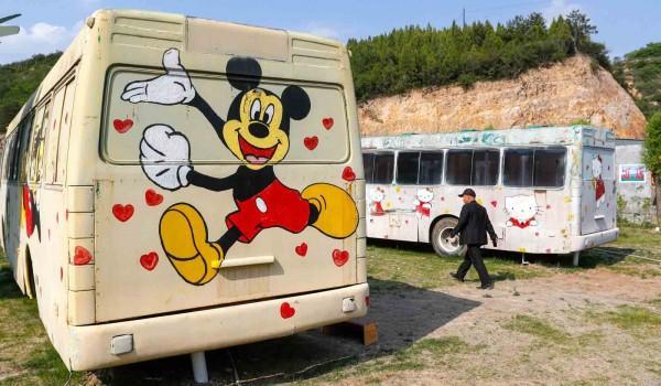 هتل های اتوبوسی به سبک کارتونی در چین