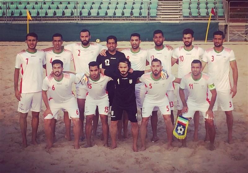 پیروزی تیم ملی فوتبال ساحلی ایران مقابل عمان در دیداری تدارکاتی