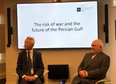 ظریف در موسسه امور بین الملل نروژ: امنیت در خلیج فارس و تنگه هرمز بدون ایران امکانپذیر نیست