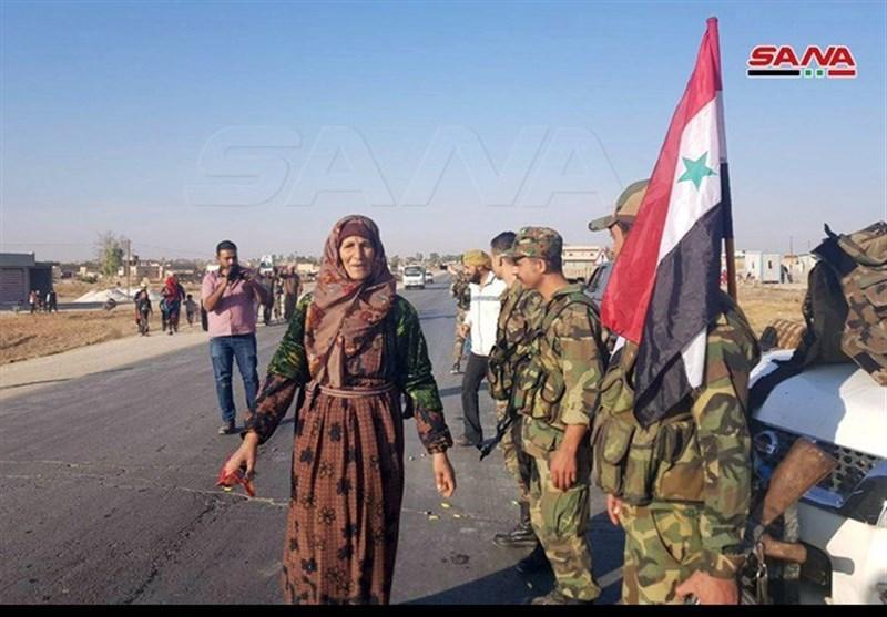 استقبال گرم مردمی از ورود ارتش سوریه به مناطق کُردنشین