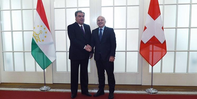 دیدار روسای جمهور تاجیکستان و سوئیس؛ گسترش همکاری های محور مذاکرات