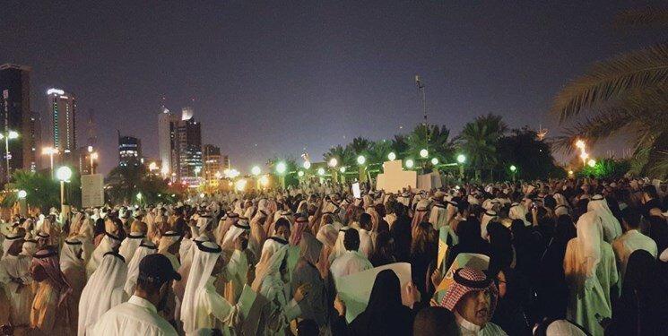 تظاهرات در کویت در اعتراض به مسائل معیشتی و قوانین تابعیت ، تصاویر اعتراضات را ببینید