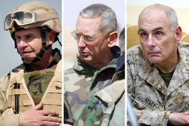 سه ژنرال جنگ عراق ترامپ را راه می برند