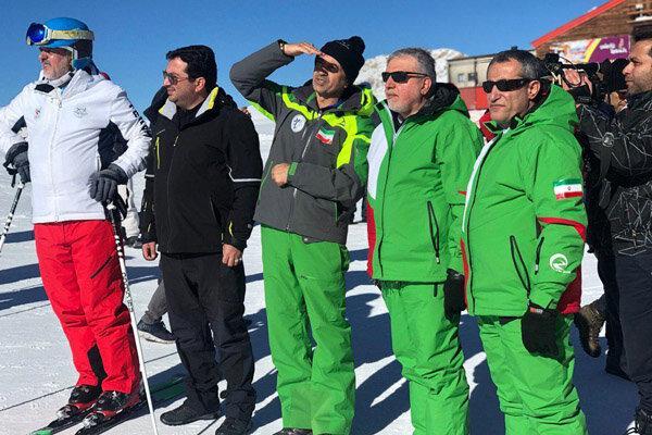 پیست اسکی توچال با حضور رئیس کمیته ملی المپیک افتتاح شد