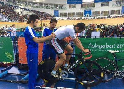 جدال دو رکابزن ایران در نیمه نهایی اسپرینت بازی های داخل سالن آسیا