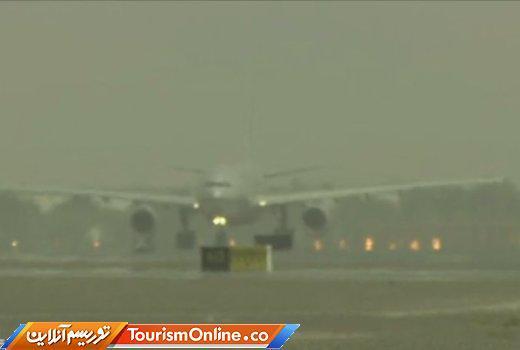 فرودگاه بوشهر را سراسر مه گرفته است؛ فرود هواپیماها در شیراز