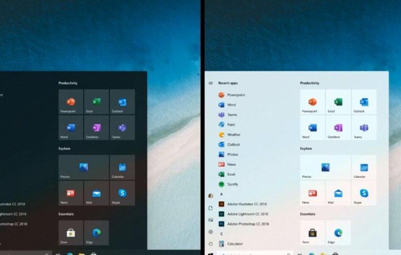 مایکروسافت تیزری از منوی استارت جدید ویندوز 10 منتشر کرد!