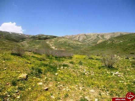 چشم اندازی زیبا از سدکمانه در سمیرم