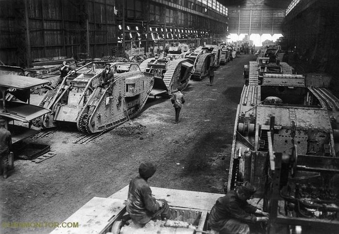 کارخانه های تانک در جنگ جهانی دوم