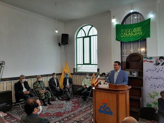 اتصال روستای مجید آباد شهرستان مرند به شبکه گاز