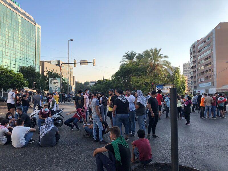 خبرنگاران راهیپمایی لبنانی ها در بیروت در سالگرد اعتراض ها