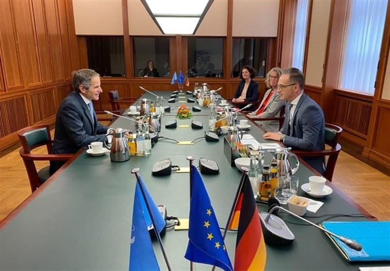 دیدار گروسی با وزیر خارجه آلمان با موضوع حفظ برجام