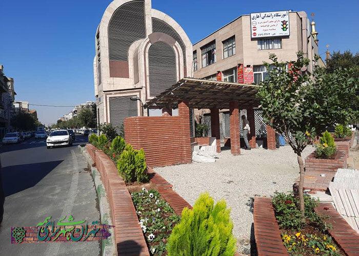 ساخت درنگ گاه با نمای آجری در منطقه 10 پایتخت