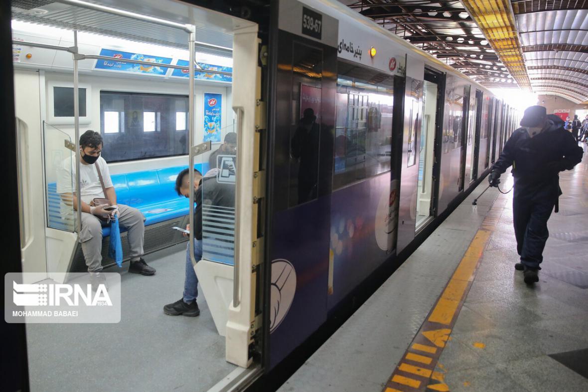 ساعت کاری خطوط مترو از فردا کم شد