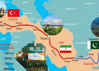 فعالیت خط آهن اسلام آباد ـ تهران ـ استانبول از ابتدای 2021