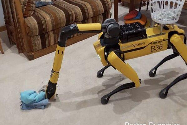 سگ رباتیک با شارژ اتوماتیک رونمایی شد