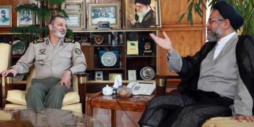 سرلشکر موسوی روز سربازان گمنام امام زمان (عج) را به وزیر اطلاعات تبریک گفت خبرنگاران