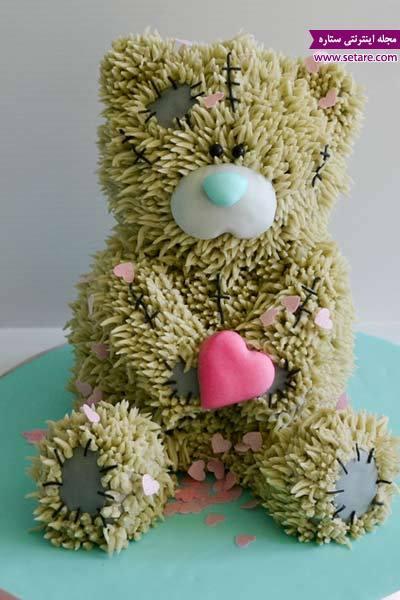 آموزش تزیین کیک تولد به شکل خرس عروسکی (Teddy Bear)