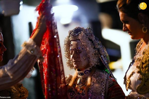 آرایش متفاوت عروس خانم