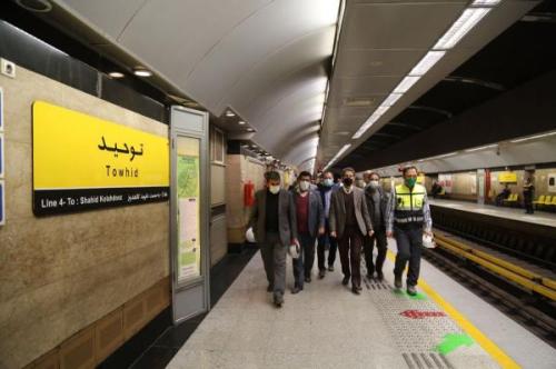 افتتاح یک ایستگاه مترو نو در تهران